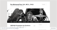 Desktop Screenshot of panmohamadfaiz.com