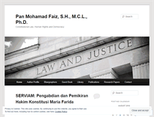 Tablet Screenshot of panmohamadfaiz.com